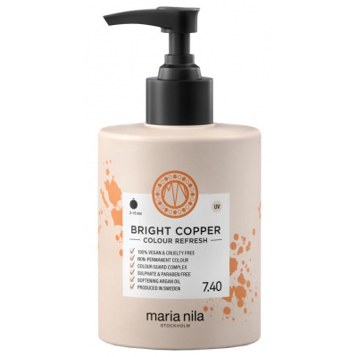 Maria Nila Colour Refresh Bright Copper 7.40 maska s barevnými pigmenty 300 ml