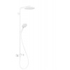 HansGrohe Raindance Select S - Sprchový set Showerpipe s termostatom, 1 jet, matná biela 27633700