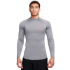 Kompresné oblečenie Nike Pro Dri-FIT Fitness Mock-Neck Long-Sleeve - smoke grey/black - Sivý (XXL)