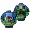 Mikina - BS Detská mikina veľkosti 158 dlhých viacnásobných rukávov (Minecraft Mikina M2 Perfektný darček R 158)