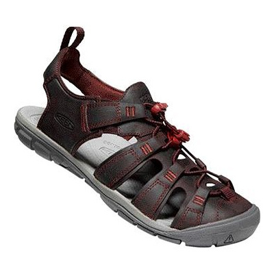 Keen CLEARWATER CNX LEATHER WOMEN, wine/red dahlia