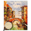 Drevený obraz Venezia III., viacfarebná
