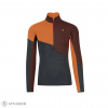 Karpos Federa half-zip flíska, woodl. gray/mahogany/vibr. orange L