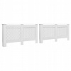 Kryt pre radiátor MDF 152 x 81,6 cm biely (Poťahy radiátora, 2 ks, biele, 152x19x81,5 cm)
