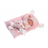 Llorens Llorens 73860 NEW BORN DIEVČATKO - realistická bábika bábätko s celovinylovým telom - 40cm MA4-73860