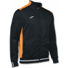 Joma Mikina CAMPUS II JACKET BLACK-ORANGE FLUOR Veľkosť: 5XS