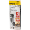 Sada Homefire FT24B, 4-dílná, černá, 60 cm, krbové nářadí