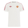 adidas Originals Manchester United Adicolor Classics 3-Stripes T-Shirt Adults Off White M