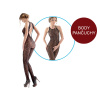 Dámske body-pančuchy - sieťované - Gatta Red Rose 03 (30 DEN) Farba: Čierna (nero), Veľkosť: XS / S