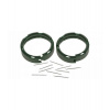 Ochranný krúžok predného tlmiča (pre predné vidlice MARZOCCHI 50 mm), SKF (sada 2 ks vr. závlačiek