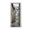 Fototapeta samolepiace dvere ulička Chorvátsko 75x205
