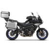 Kompletná sada hliníkových kufrov SHAD TERRA, 48 litrový vrchný kufor, 47/47 litrový bočné kufre, vrátane montážnej sady a platni SHAD YAMAHA MT-09 Tracer / Tracer 900