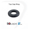 SQuape S[even] BF RDA - Top Cap Ring Ultem Barva: Černá