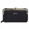 Miss Glow Clutch Bag 38337 Ekologická koža (Malá čierna peňaženka Dámska kabelka)