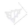 Silikónová forma na odlievanie kreatívnej hmoty vianočný stromček 200x164x11mm - 1 ks