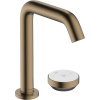 Hansgrohe Tecturis S - Dvojotvorová umývadlová batéria 150 CoolStart EcoSmart+ s odtokovou súpravou, kartáčovaný bronz 73353140