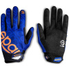 Sparco Meca-3 Rukavice pre mechanikov, farba modro-oranžová, veľkosť 11