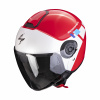 Moto přilba SCORPION EXO-CITY II MALL červeno/bílo/modrá L