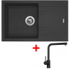 Sinks LINEA 780 Granblack + Elka čierna matná