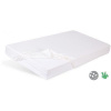 BABYMATEX Plachta nepremokavá s gumičkou Bamboo 70x140 cm biela