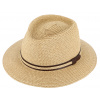 Fiebig - Headwear since 1903 Letný béžový fedora klobúk od Fiebig - Traveller Toyo Veľkosť: 57 cm (M)
