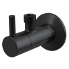 Alcadrain Rohový ventil s filtrom čierny/matný ARV001-BLACK