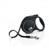 Flexi Black Design lanko čierne M 5 m do 25 kg