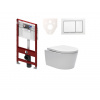 Swiss aqua technologies Cenově zvýhodněný závěsný WC set TECE do lehkých stěn / předstěnová montáž+ WC SAT Brevis SIKOTS3W1