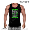 Pánske tielko RANGER® - motív Motorkári 04 Zelená 3XL