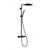 Hansgrohe Pulsify S Puro - Sprchový set s termostatom, priemer 26 cm, 1 prúd, EcoSmart, matná čierna 24223670