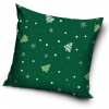 TipTrade s.r.o. Zamatový obliečok na vankúš Zelené Vianoce