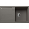 Blanco Metra 5 S Granitový drez s odkvapkávačom, obojstranný dizajn, 86 x 50 cm, vulkanická šedá, 527293