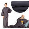 Prikrývka na posteľ - Froster Polar prikrývka 145 x 205 cm odtiene šedej (Prikrývka -szlaphrok - grafit)