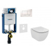 Geberit SET Kombifix 110.302.00.5 +WCzávesné Id.Stand. TESI +sedátko +Sigma30 Biele/Chróm 110.302.00.5 NF5