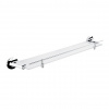 NIMCO MONOLIT polička 58cm s ohrádkou chróm/matné sklo MO4091X26