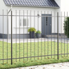 Plot s vyčnievajúcimi koncami – sivý, 15,3 x 1,5 m, oceľ