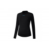 Shimano dámske tričko s dlhým rukávom BEAUFORT LONG BASE LAYER čierne M