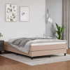 vidaXL Rám na boxspring posteľ, kapučínový 140x200 cm, umelá koža