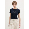 Tommy Jeans basic tričko dámske bavlnené DW0DW22273 tmavomodrá L