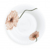 Porcelánový hlboký tanier Kähler Hammershøi Poppy 21 cm, biely, 692291