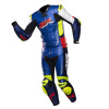 4SR RR EVO PEARL BLUE AR pánská dvoudílná moto kombinéza 50