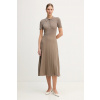 Šaty MICHAEL Michael Kors MT5834F33D hnedá M