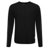 Pánske tričko s dlhým rukávom ALPINE PRO LERET čierna|L-G