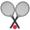 Sada SOFT TENIS SEDCO - barevná - černá