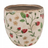 Obal Na Kvetináč 11 x 13 cm keramika béžový