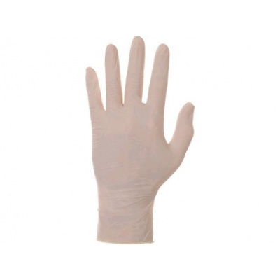 Pracovné jednorázové rukavice CXS BERT, latexové Veľkosť: 8