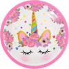 Párty papierové taniere 18 cm 10 ks Unicorn - Cakesicq - Cakesicq