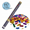 Konfety vystreľovacie PRÚŽKY mix metalické 60cm