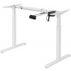 Výškovo nastaviteľný stôl AlzaErgo Table ET2 biely (APW-EGET7000W)