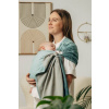 Lenny Lamb Basic Line ring sling- LITTLE HERRINGBONE BABY MINT - standard 1,8 m